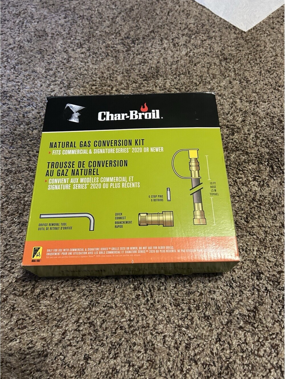 Charbroil Natural Gas Conversion Kit Brand New